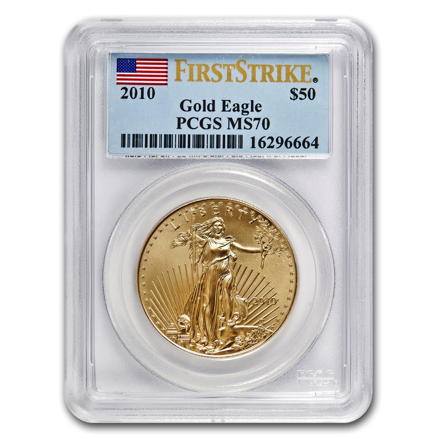 2010 1 oz American Gold Eagle MS-70 PCGS (FS)