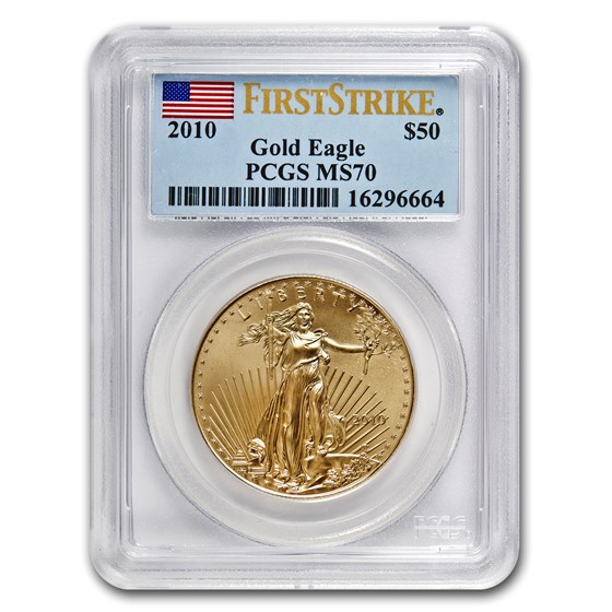 2010 1 oz American Gold Eagle MS-70 PCGS (FS) 2010 1 oz American Gold Eagle MS-70 PCGS (FS)