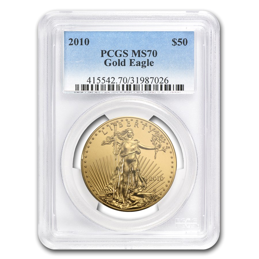 2010 1 oz American Gold Eagle MS-70 PCGS