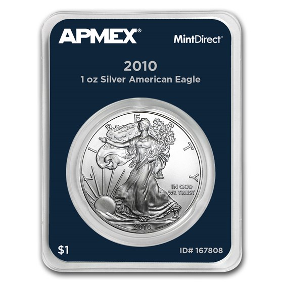 2010 1 oz American Silver Eagle (MintDirect® Single) 2010 1 oz American Silver Eagle (MintDirect® Single)