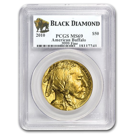 2010 1 oz Gold Buffalo MS-69 PCGS (Black Diamond) 2010 1 oz Gold Buffalo MS-69 PCGS (Black Diamond)