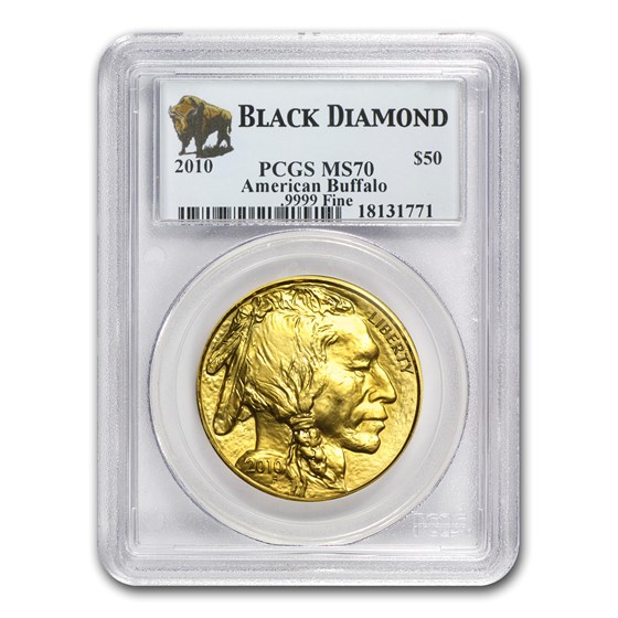 2010 1 oz Gold Buffalo MS-70 PCGS (Black Diamond) 2010 1 oz Gold Buffalo MS-70 PCGS (Black Diamond)