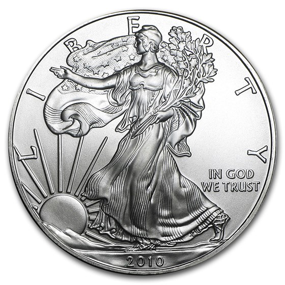 2010 1 oz Silver American Eagle BU 2010 1 oz Silver American Eagle BU