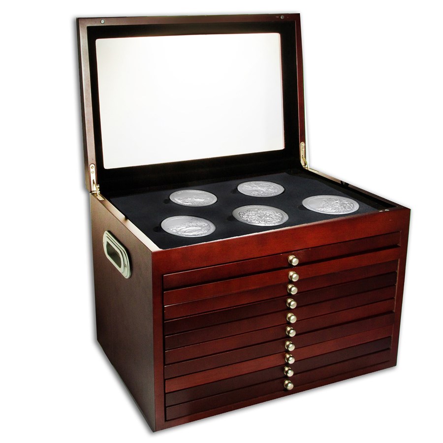 Buy 2010-2016 35-Coin 5 oz Silver ATB Set BU (Elegant Display Box) | APMEX