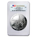 2010 5 oz Silver ATB Grand Canyon BU PCGS (FirstStrike®)
