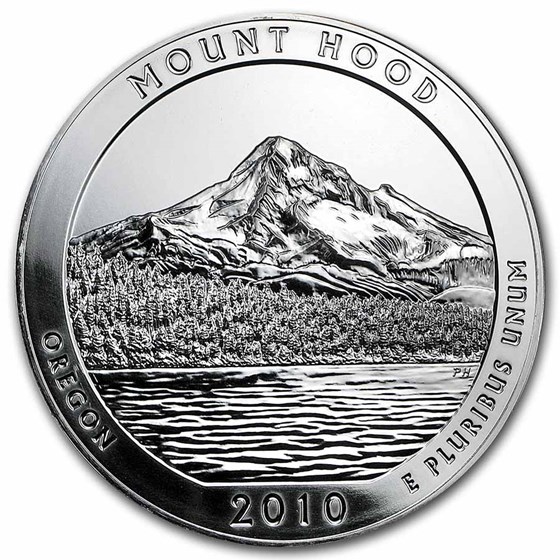 2010 5 oz Silver ATB Mount Hood National Park, OR