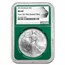 2010 American Silver Eagle MS-69 NGC (Green Holder)