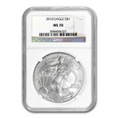 2010 American Silver Eagle MS-70 NGC