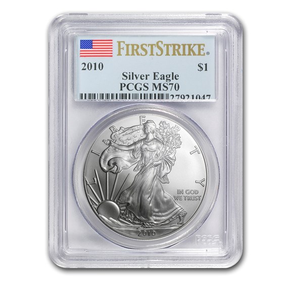2010 American Silver Eagle MS-70 PCGS (FirstStrike®) 2010 American Silver Eagle MS-70 PCGS (FirstStrike®)