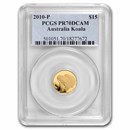 2010 Australia 1/10 oz Gold Koala PF-70 PCGS