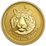 2010 Australia 1/10 oz Gold Lunar Tiger BU (Series II)