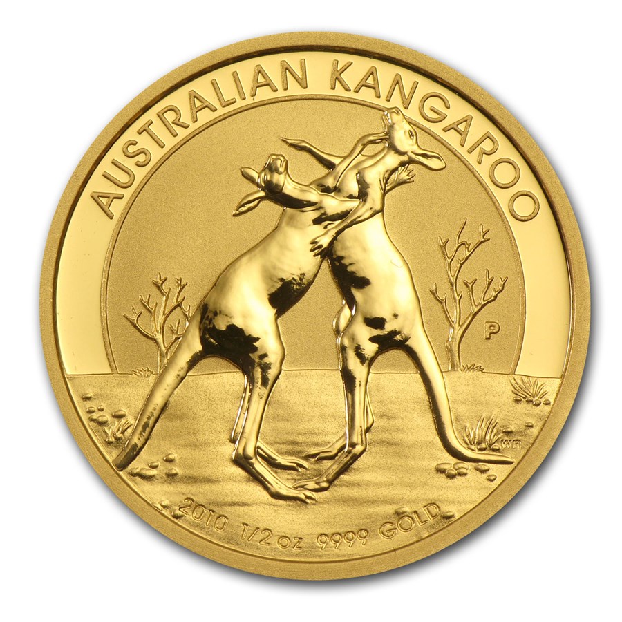 Buy 2010 Australia 1/2 oz Gold Kangaroo BU APMEX