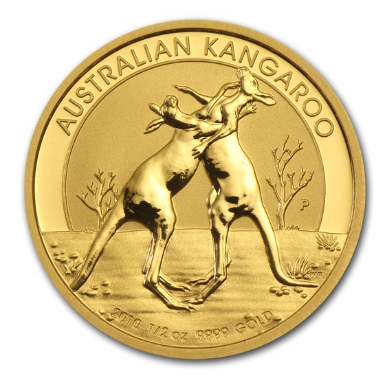 2010 Australia 1/2 oz Gold Kangaroo BU 2010 Australia 1/2 oz Gold Kangaroo BU