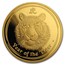 2010 Australia 1 oz Gold Lunar Tiger Proof (Series II)