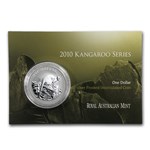 2010 Australia 1 oz Silver Kangaroo (In Display Card)