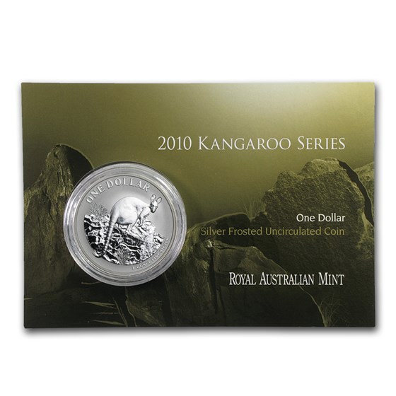 2010 Australia 1 oz Silver Kangaroo (In Display Card) 2010 Australia 1 oz Silver Kangaroo (In Display Card)