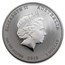 2010 Australia 1 oz Silver Tiger BU (Series II, Colorized)