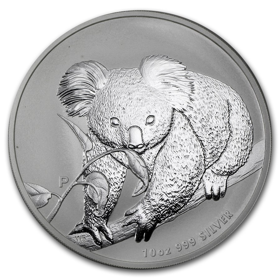 2010 Australia 10 oz Silver Koala BU