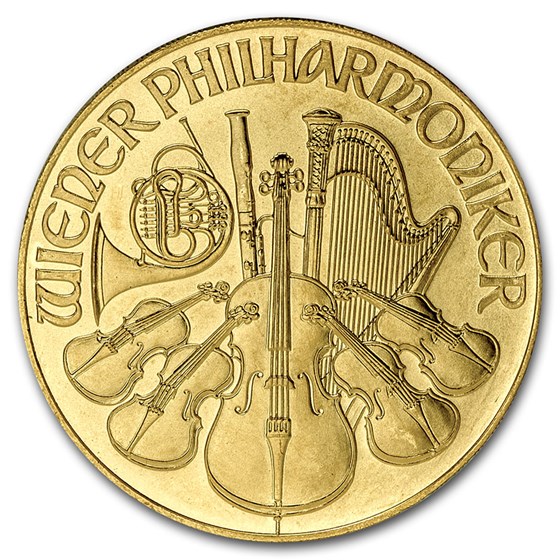 2010 Austria 1 oz Gold Philharmonic BU 2010 Austria 1 oz Gold Philharmonic BU