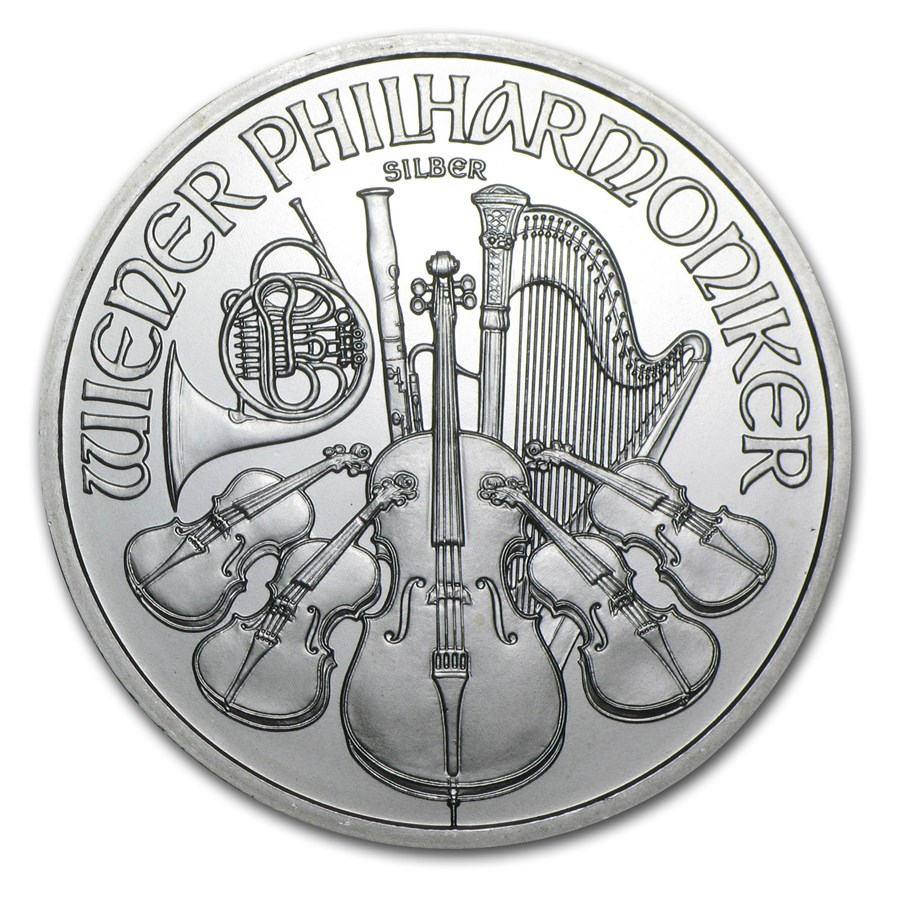 2010 Austria 1 oz Silver Philharmonic BU