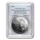 2010 Britannia Tristan Da Cunha Palladium £5 Gem Proof PCGS