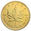 2010 Canada 1/2 oz Gold Maple Leaf BU
