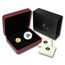 2010 Canada 1/5 oz Gold & 1 oz Silver Piedfort Maple Leaf Set