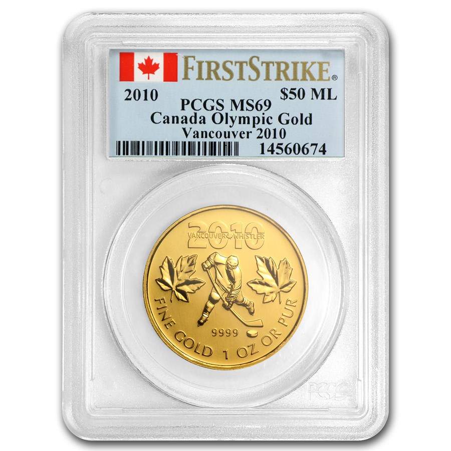 2010 Canada 1 oz Gold Maple Leaf MS-69 PCGS (FS, Vancouver)