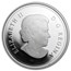 2010 Canada 1 oz Silver $20 Crystal Dewdrops (Water Lily)