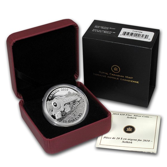 2010 Canada 1 oz Silver $20 Great Locomotives (Selkirk) 2010 Canada 1 oz Silver $20 Great Locomotives (Selkirk)