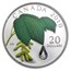 2010 Canada 1 oz Silver Maple Leaf Crystal Raindrop (w/Box & COA)