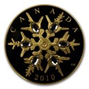 2010 Canada Proof Gold $300 Crystal Snowflake (Box & COA)