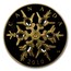 2010 Canada Proof Gold $300 Crystal Snowflake (Box & COA)
