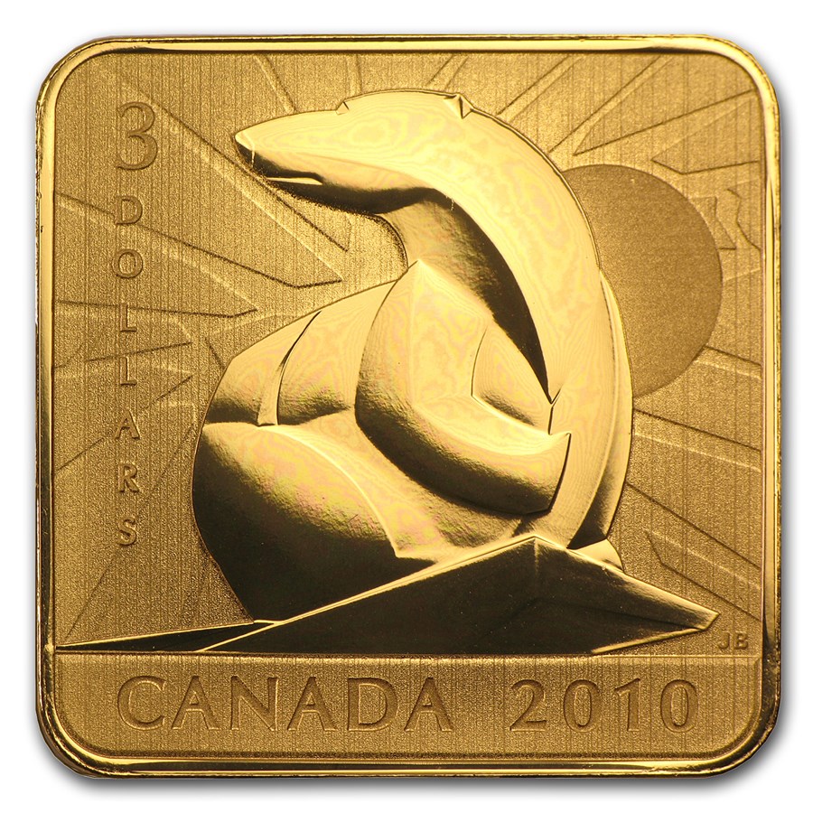 2010 Canada Silver $3 Wildlife Conservation (Polar Bear)