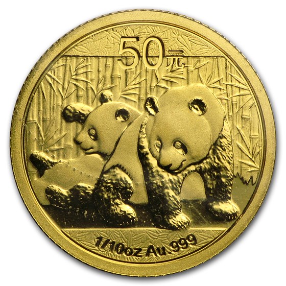 2010 China 1/10 oz Gold Panda BU (Sealed) 2010 China 1/10 oz Gold Panda BU (Sealed)