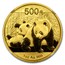 2010 China 1 oz Gold Panda MS-69 NGC