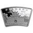 2010 China 1 oz Silver Fan Year of the Tiger (w/Box & COA)