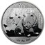 2010 China 1 oz Silver Panda BU (In Capsule)