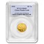 2010 China 5-Coin Gold Panda Set MS-69 PCGS