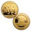 2010 China 6-Coin Gold Panda & Lunar Premium Tiger Set BU