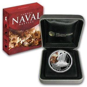 2010 Cook Islands 1 oz Silver Battle of Salamis Proof 2010 Cook Islands 1 oz Silver Battle of Salamis Proof