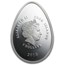 2010 Cook Islands Proof Silver Imperial Egg in Cloisonné Green