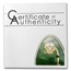 2010 Cook Islands Proof Silver Imperial Egg in Cloisonné Green