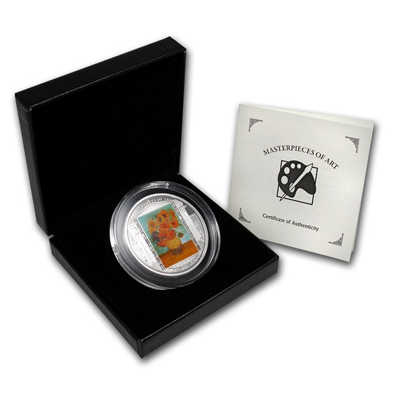 2010 Cook Islands Silver $20 Masterpieces of Art Vincent Van Gogh 2010 Cook Islands Silver $20 Masterpieces of Art Vincent Van Gogh