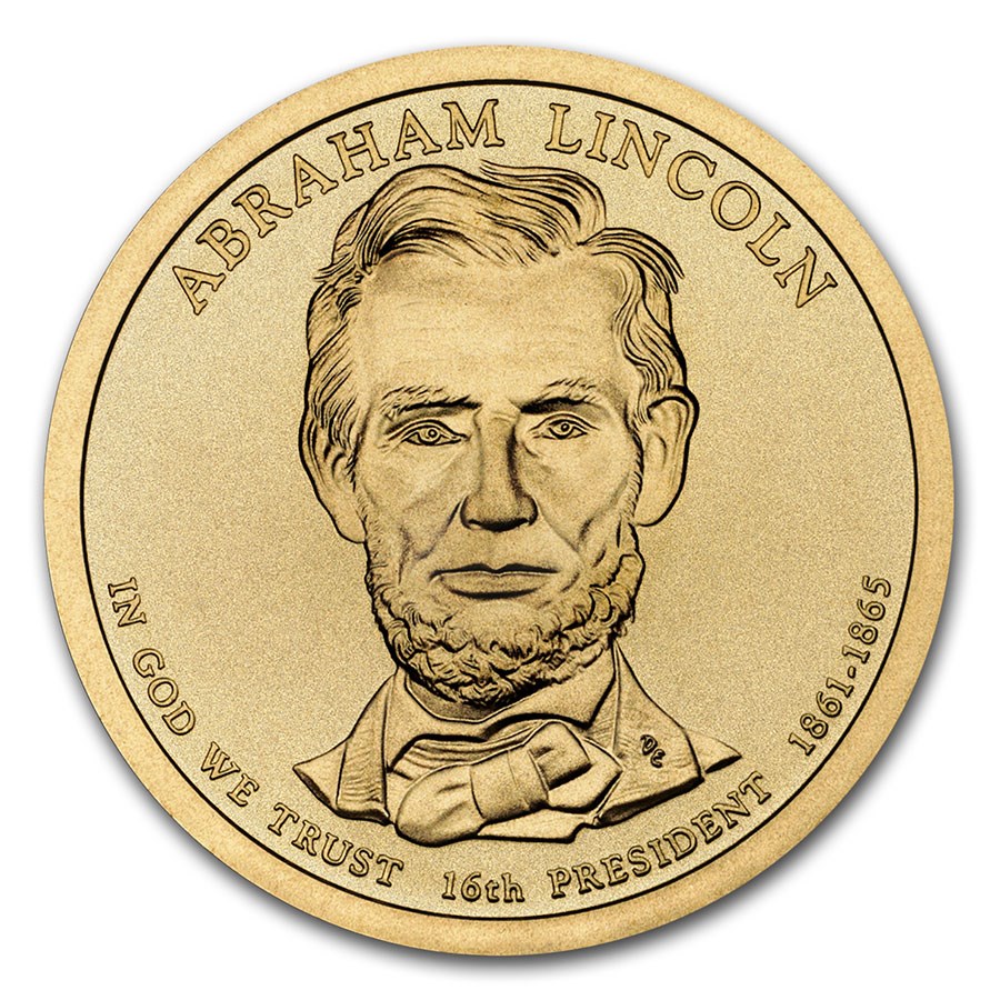 2010-D Abraham Lincoln Presidential Dollar BU