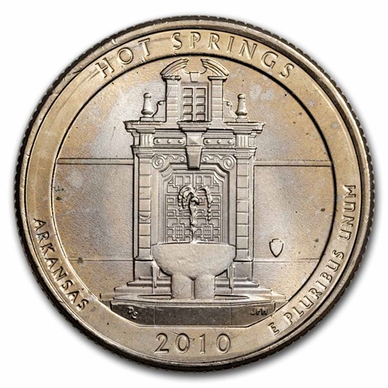 Buy 40-Coin 2010-D ATB Quarter Hot Springs Roll BU | APMEX