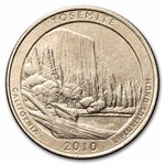 2010-D ATB Quarter Yosemite National Park 40-Coin Roll BU