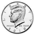 2010-D Kennedy Half Dollar 20-Coin Roll BU (Mint Wrapped)