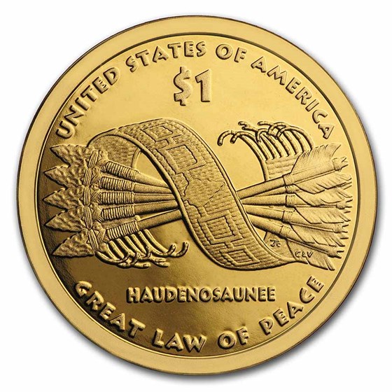 2010-D Native Amer $1 - Great Law of Peace (25-Coin Roll) BU 2010-D Native Amer $1 - Great Law of Peace (25-Coin Roll) BU