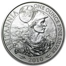 2010 Great Britain 1 oz Silver Britannia BU